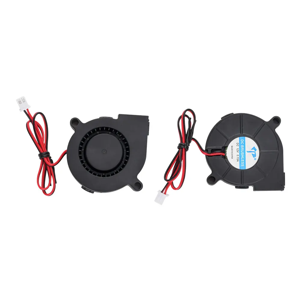 DC5015 Turbo Blower Diameter 5cm 5V 12V 24VDC Silent Oil-Containing Miniature Centrifugal Fan PBT Material