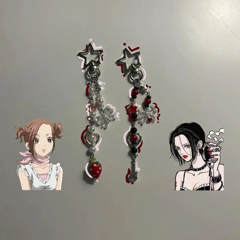 Handmade Nana Hachi Keychains aesthetic y2k