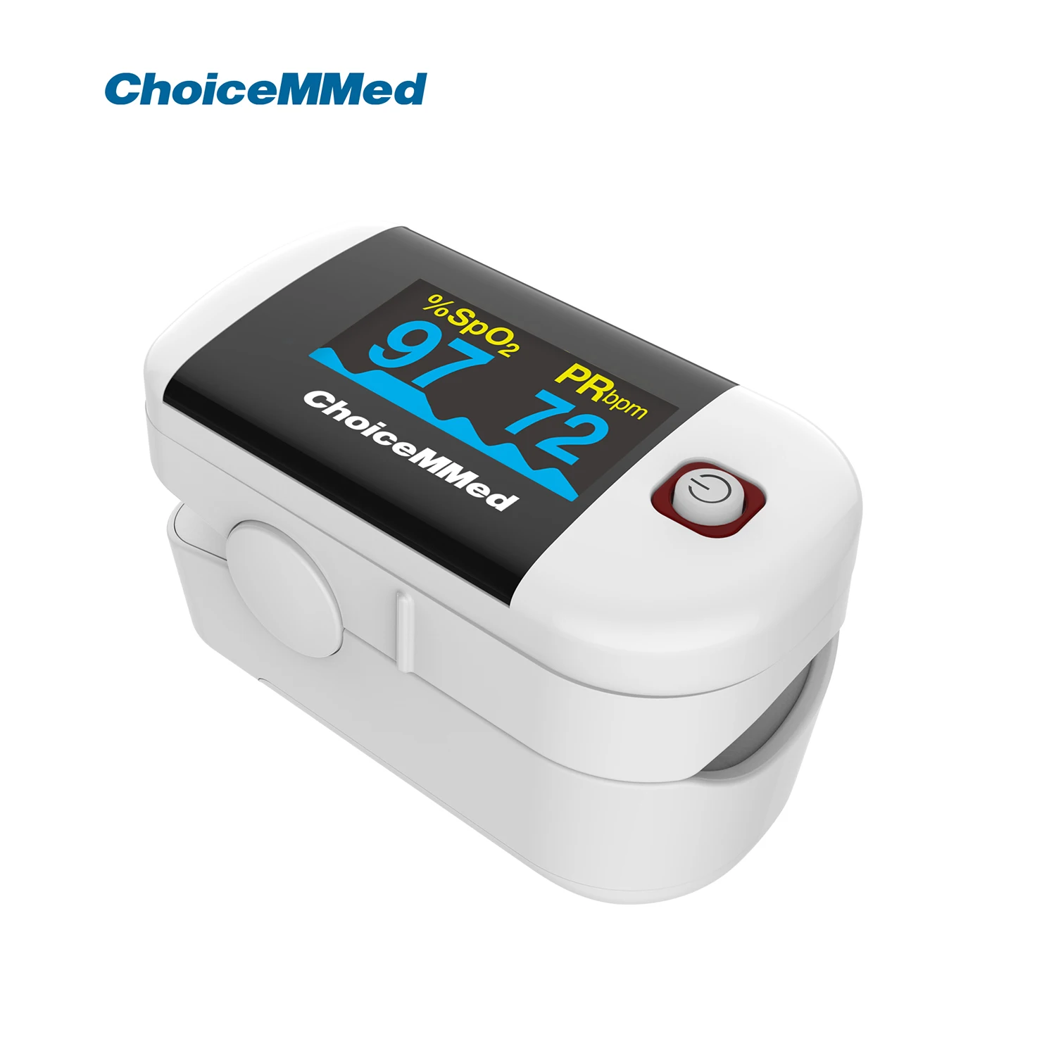 ChoiceMMed Medical Finger Pulse Oximeter Blood Oxygen Saturation SpO2 Heart Rate Monitor Digital Pulse Oximetro de dedo Monitor