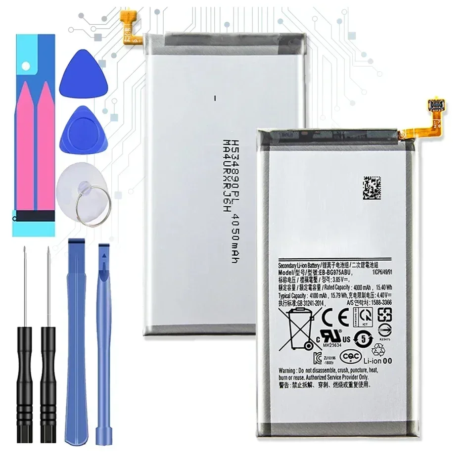 

EB-BG975ABU 4100mAh Battery For Samsung Galaxy S10 Plus S10+ S10 Plus SM-G975F/DS SM-G975U/W G975 G975F G975U S10Plus