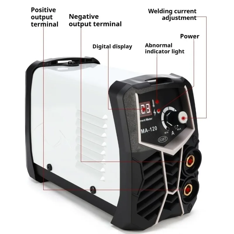 Portable Mini ARC Welding Machine Lightweight Dual Voltage Welder Convenient Home DIY Stainless Steel Welding Electrical Tools