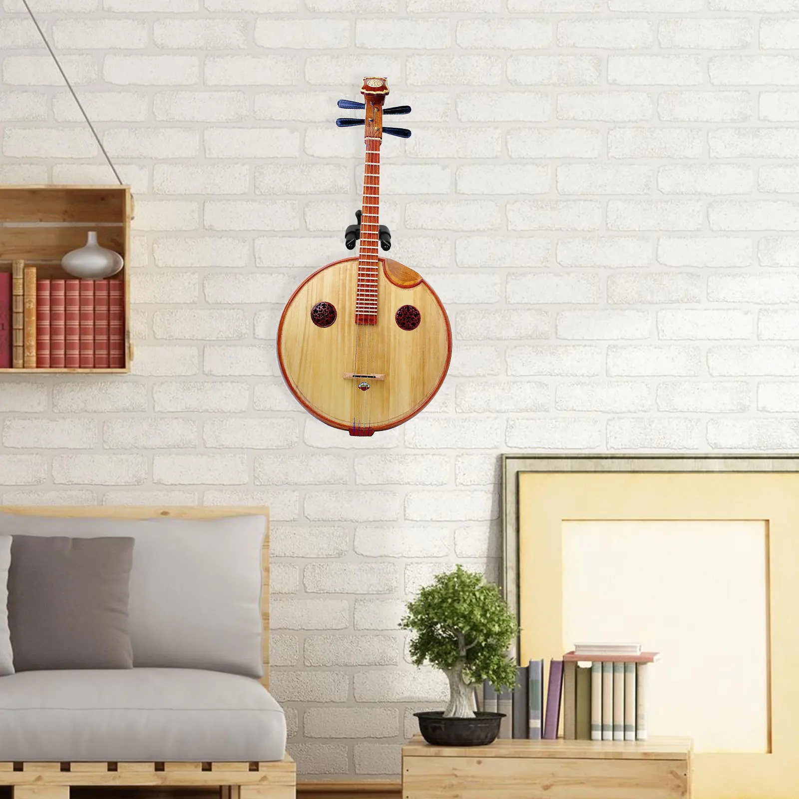 

2Set Wall Mounted Guitar Holder Hook Detachable Easy Install for Acoustic Electric Bass Ukulele Mandolin Guitar Hook