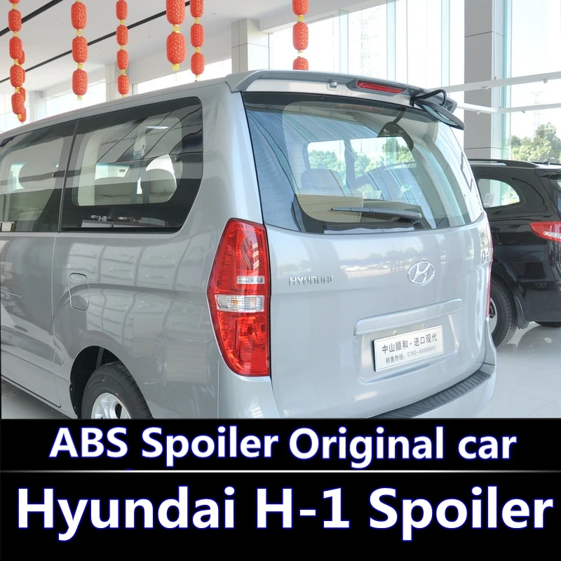 Alerón para Hyundai Starex H-1 2006 a 2016, de alta calidad, ABS, sin pintar, color imprimado, alerón trasero para maletero/techo.