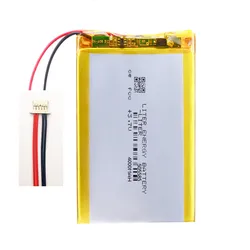 Good Qulity 3.7V,4000mAH,505585 545788 Polymer lithium ion / Li-ion battery for tabscan s7c battery With 4-wire connector