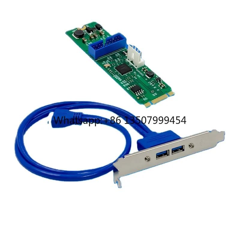 

M.2 B+M NEC720202 Dual-Port USB3.0 1Gbps Internal Industrial Control Expansion Network Adapter Card in Stock