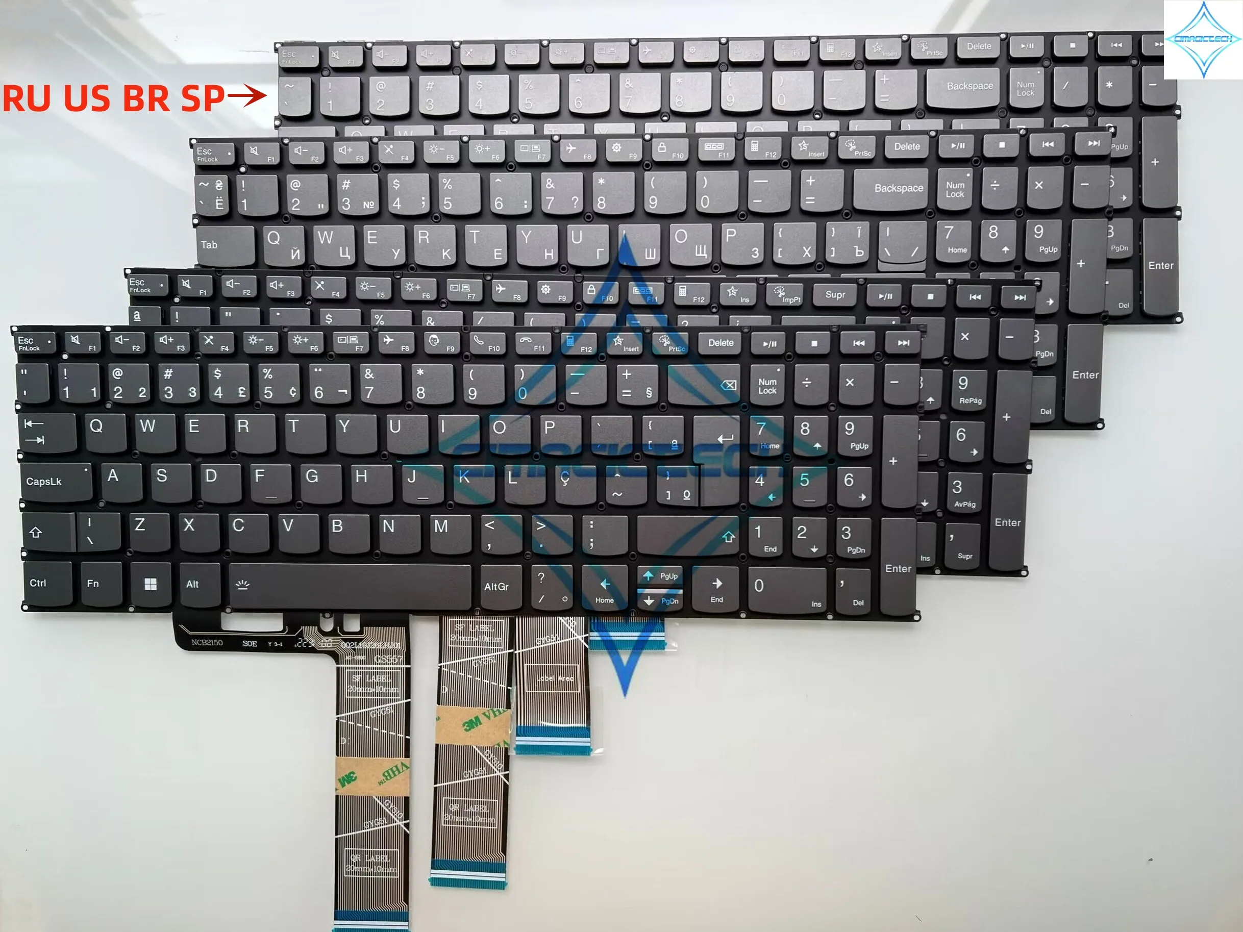 NEW Russian US SP Spanish BR Brazil Backlit For Lenovo AIR 15 5-15 5-15IIL05 5 15IIL05 15ARE05 15ITL05 15ALC05 7-15ITL5 Keyboard