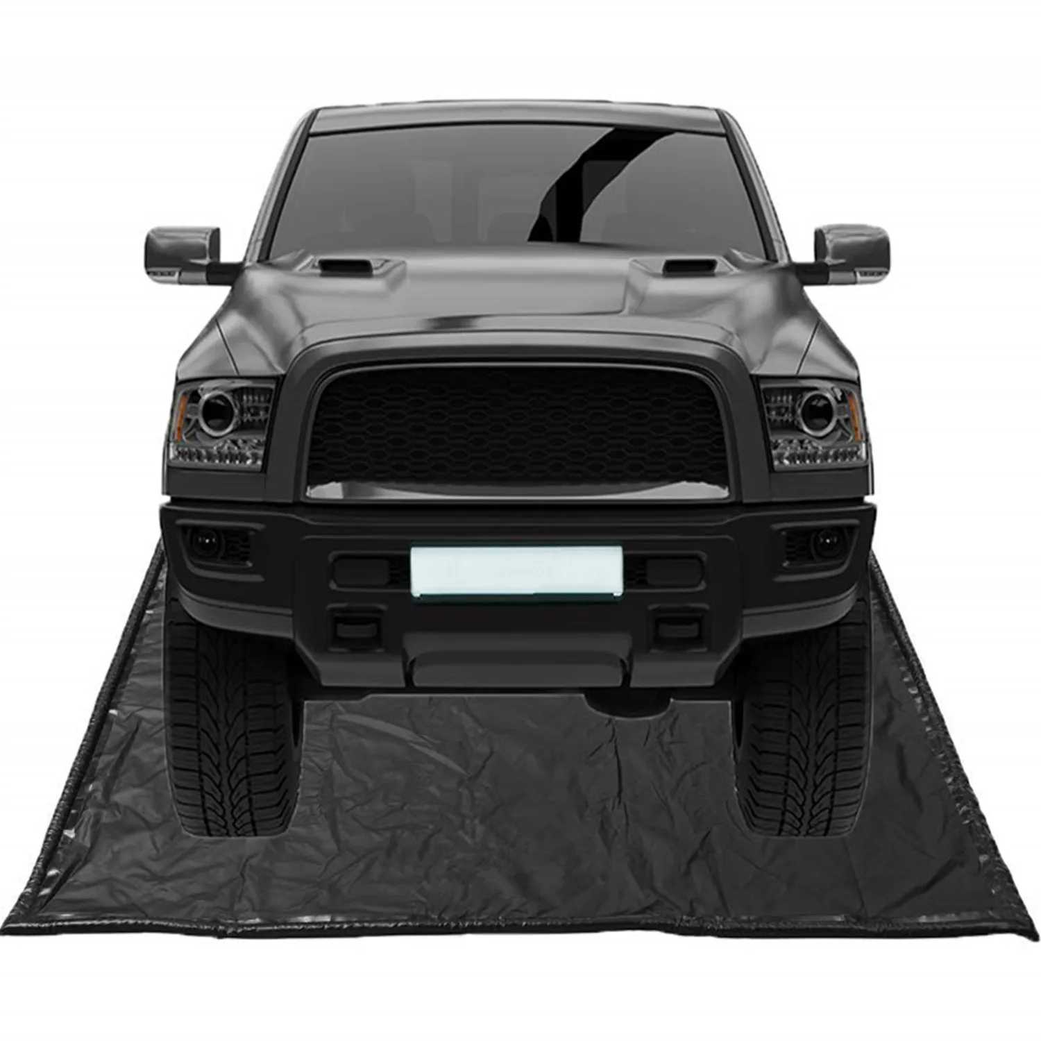 Wash Water Containment Garage Mats for Garage Floor Durable Waterproof Wash Pads Car