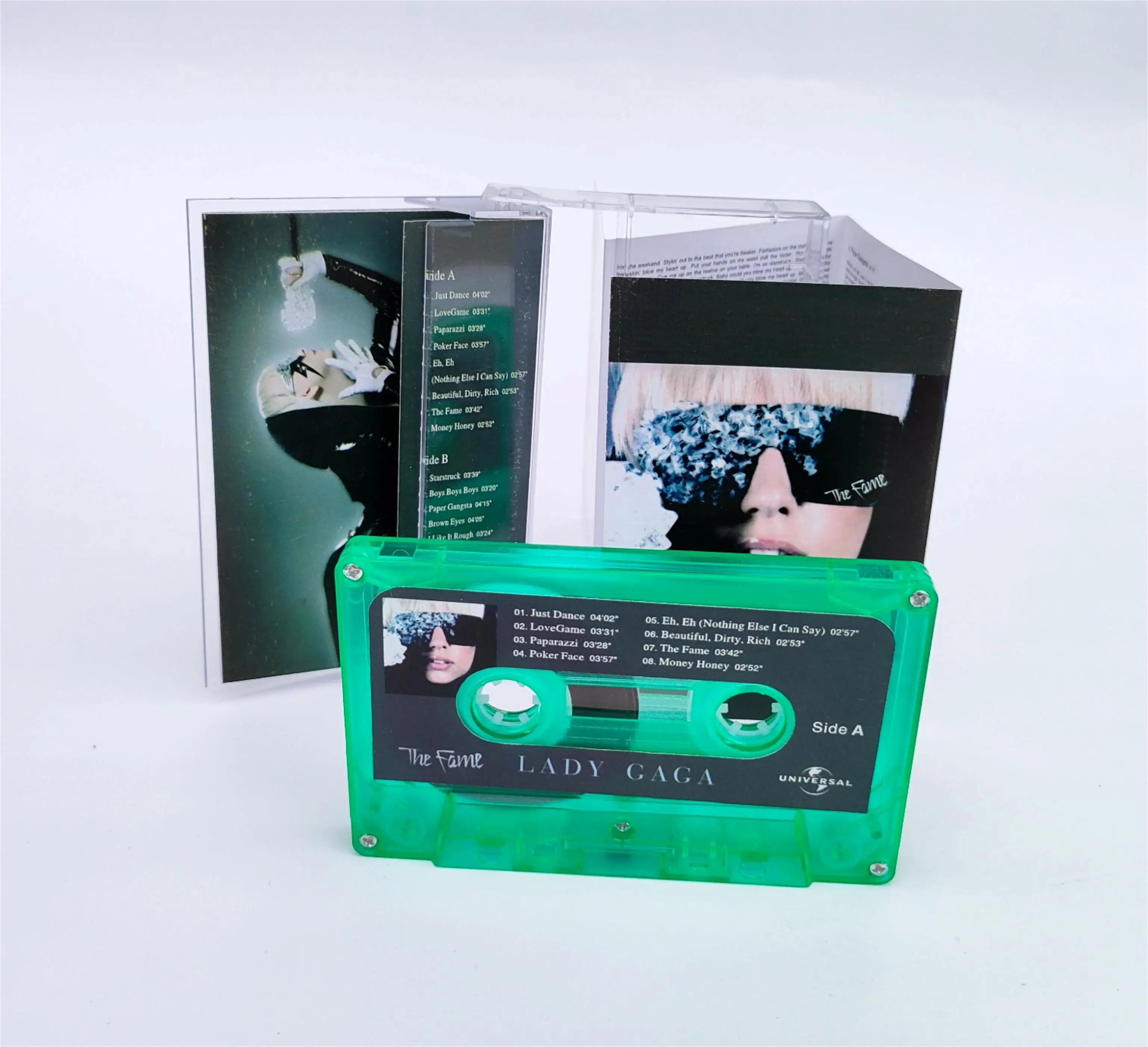 classico-senhora-gaga-musica-fita-a-fama-album-poker-rosto-cassetes-cosplay-walkman-gravador-de-carro-soundtracks-caixa-festa-musica-presentes