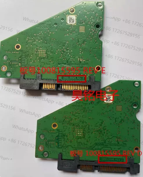 Hard disk Circuit Board 100815595 REV D REV E