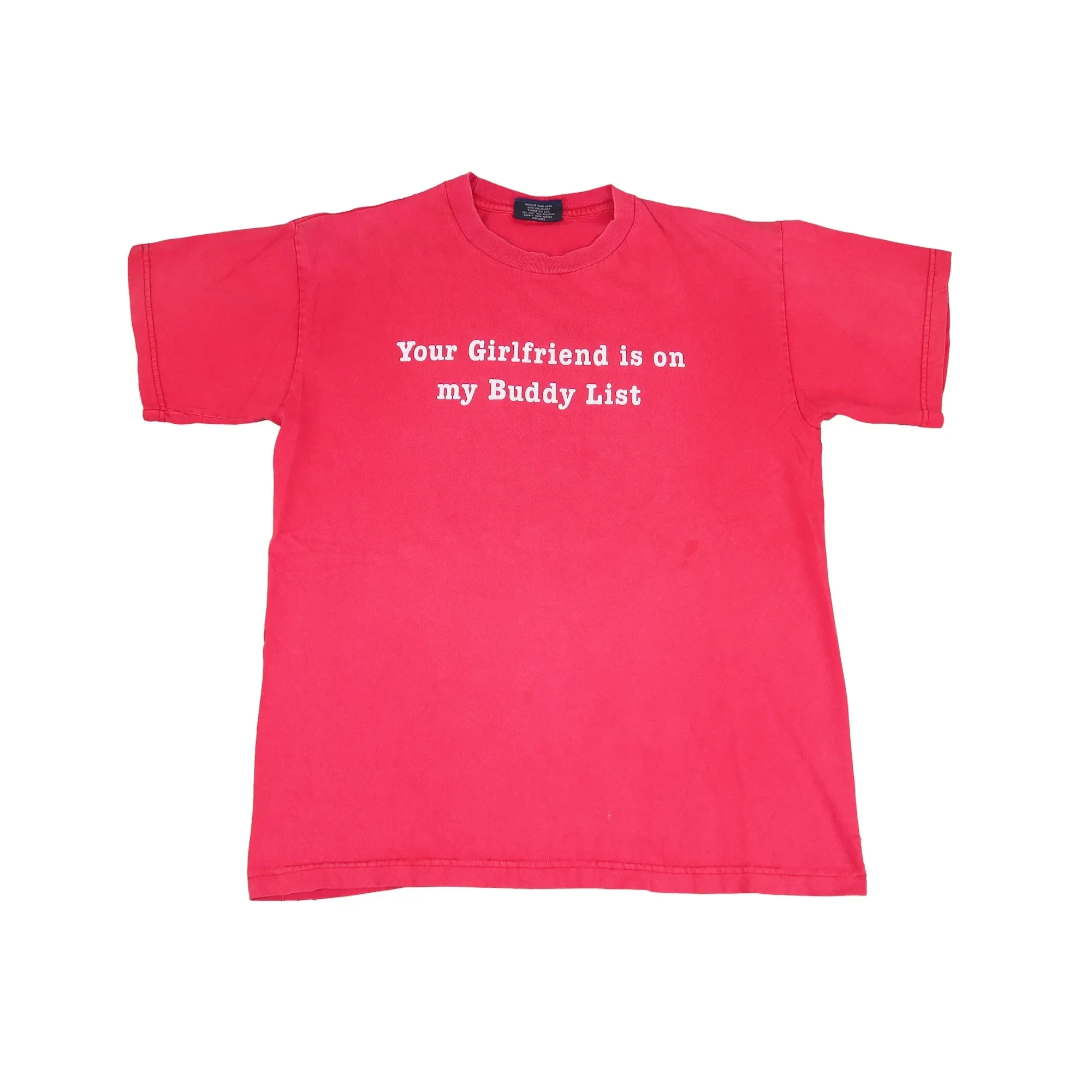 Y2K Aeropostale Your Girlfriend Is On My Buddy List Shirt