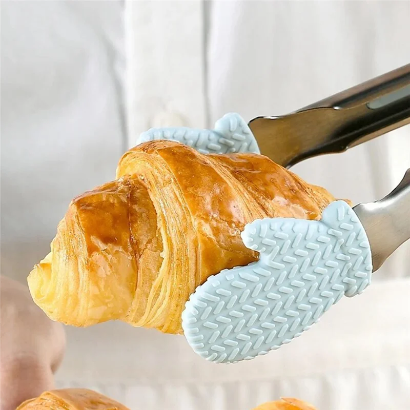 UISN Barbecue Bread & Food Clips High Temperature Anti-Scalding Extended Steak Clips Barbecue Tools