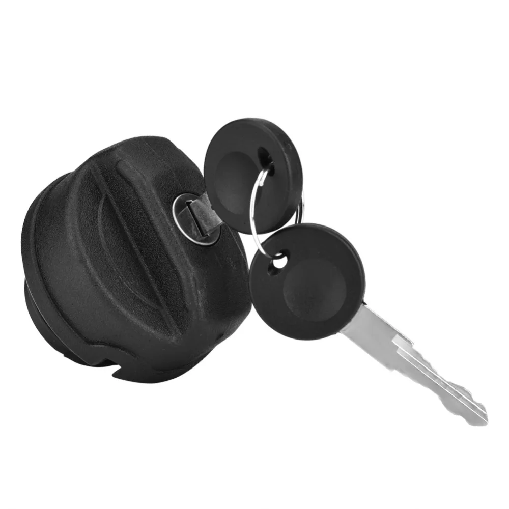 Decor Upgrade ABS Fuel Cap 191201551 Black Gas Tank Cover with 2 Keys Tank Cap Assembly for Beetle 1947-2003 Exterior Refit