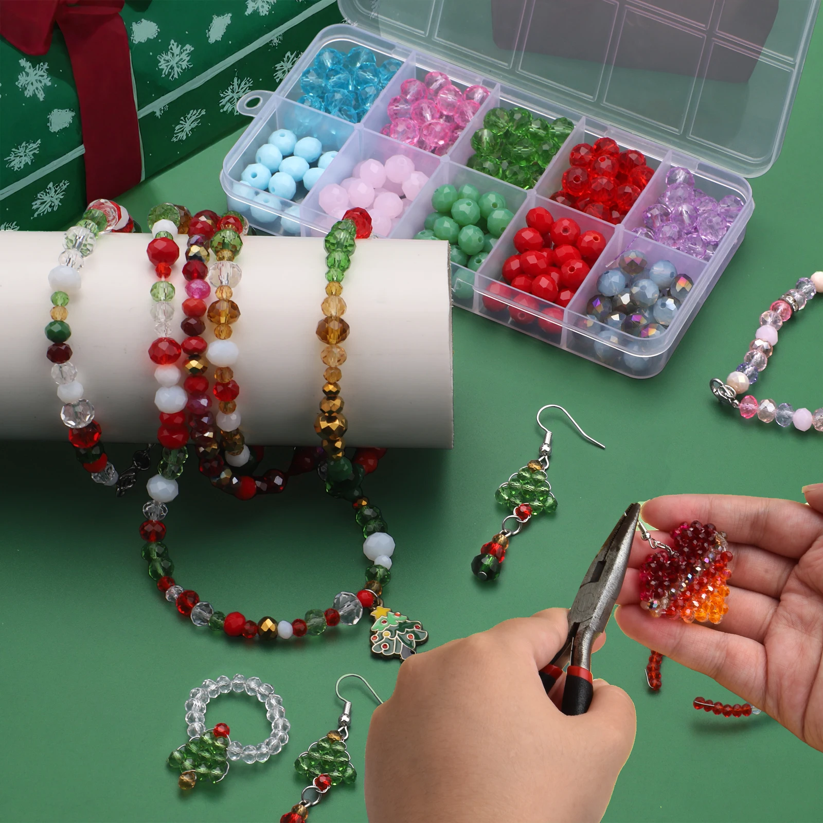 

4 6 8MM Faceted Glass Rondelle for Jewelry Making Crystal Round Loose Spacer Beads DIY Supplies Bracelets Necklaces Earrings