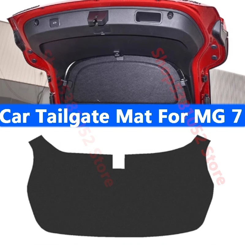 

For MG 7 MG7 2023 2024 2025 Car PU Leather Tailgate Protection Film Guard Sticker Anti-Scratch Trunk Door Decoration Accessories