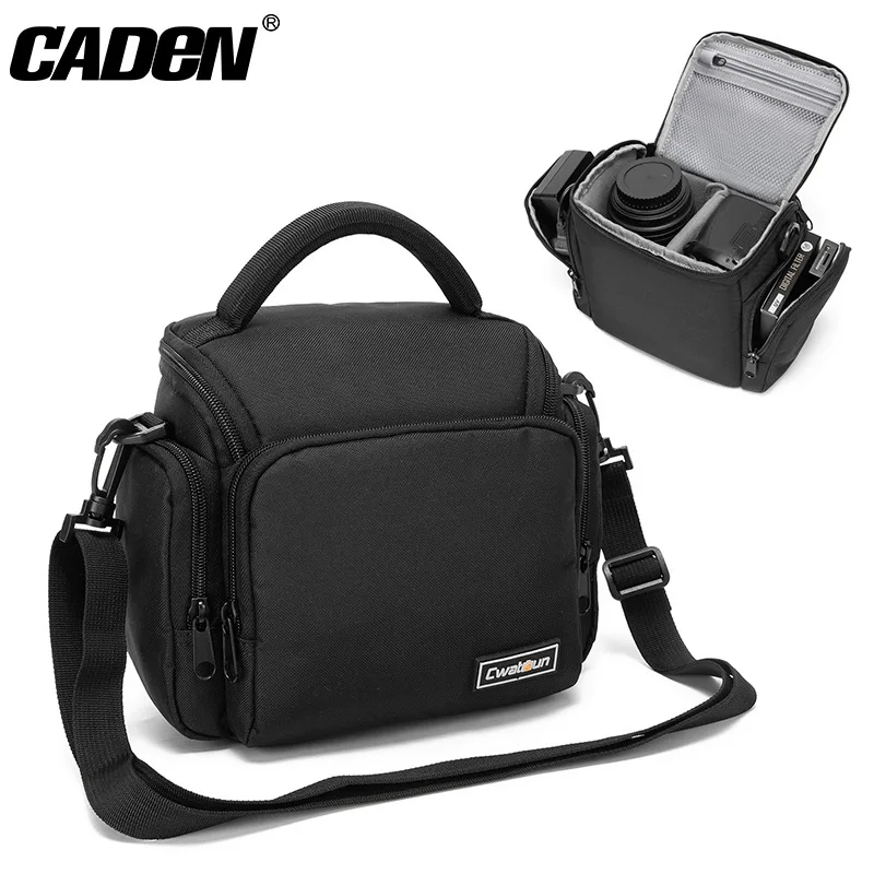 CADeN Camera Bag for DSLR Mirrorless Camera, Portable Shoulder Sling Case, Waterproof Photography Travel Bag for Sony Canon,