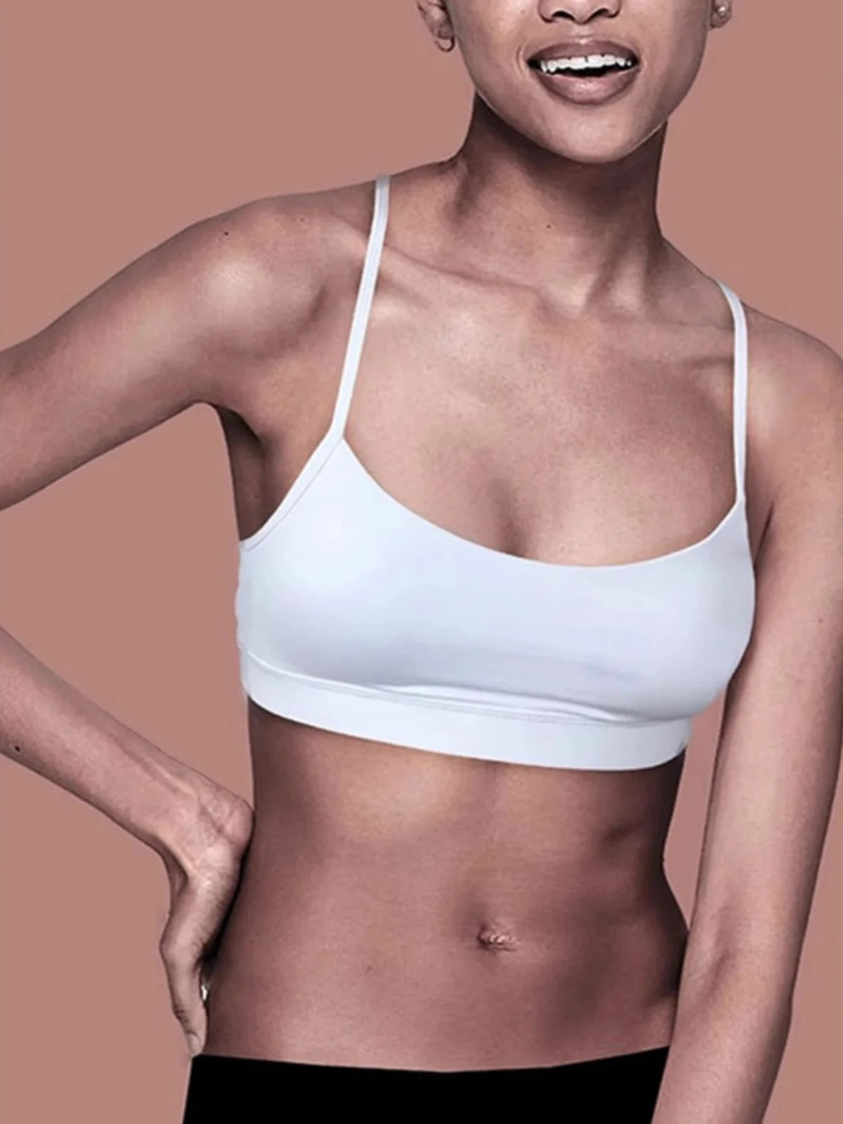 Yoga Sports Strap Vest Women's Outerwear Beautiful Back Bra Integrated Chest Pad Inner Match Back Hanging Neck Underwear Top
