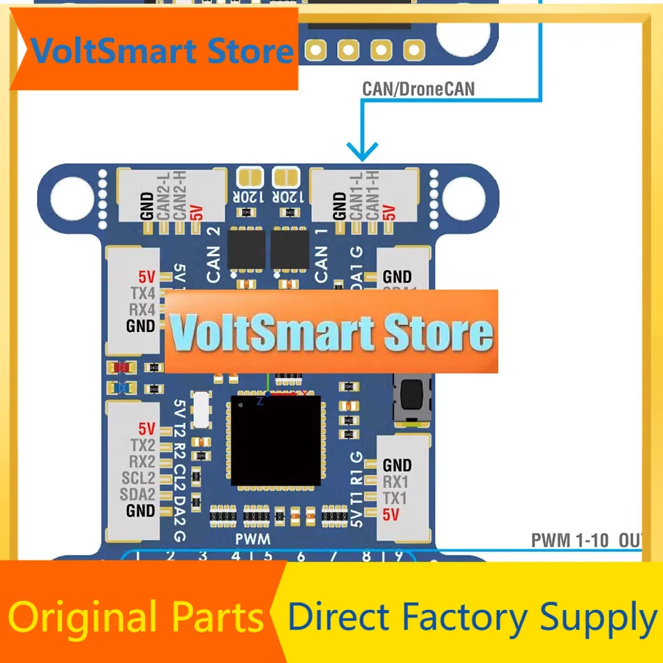 VoltSMatek AP Periph CAN Node G474 Module For FD 1Mbit To 5Mbit Communication Board