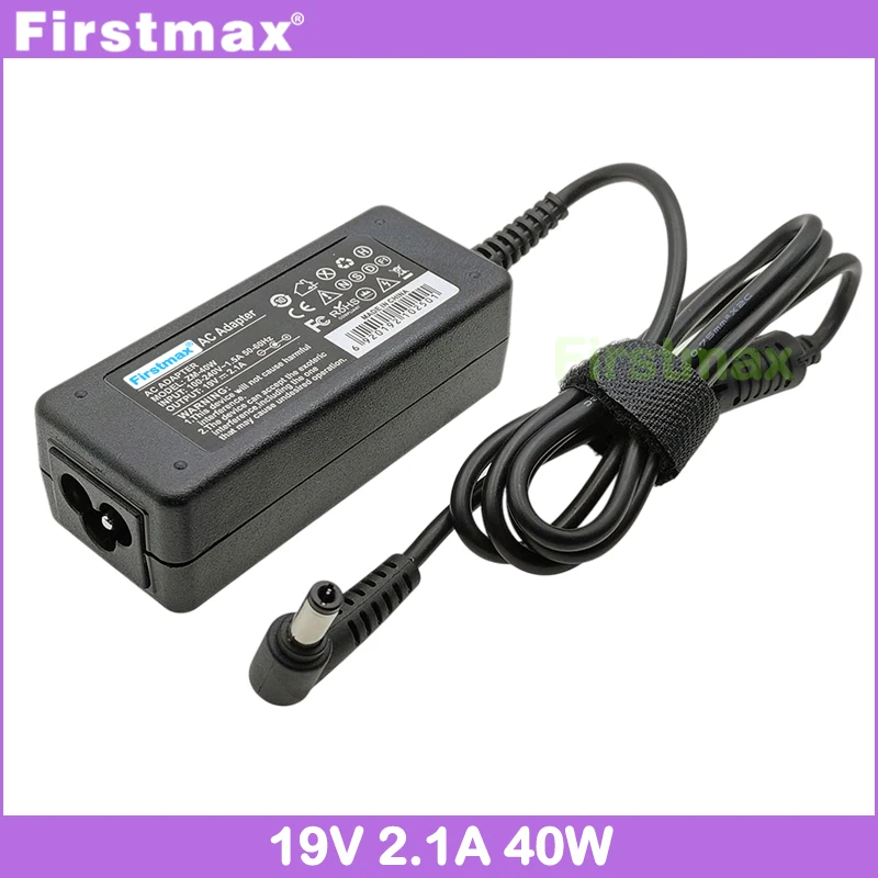 19V Power Supply 2.1A 40W Laptop Adapter for MSI PS42 8MO MS-14B3 SliderBook S20 4M 0M MS-1161 S30 Sleek Ultrabook Charger