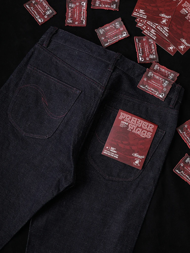 

Джинсы прямого кроя Stand Fit из красного окрашенного денима, узкие, повседневные, хлопковые, винтажные, для молодежи, зимняя одежда