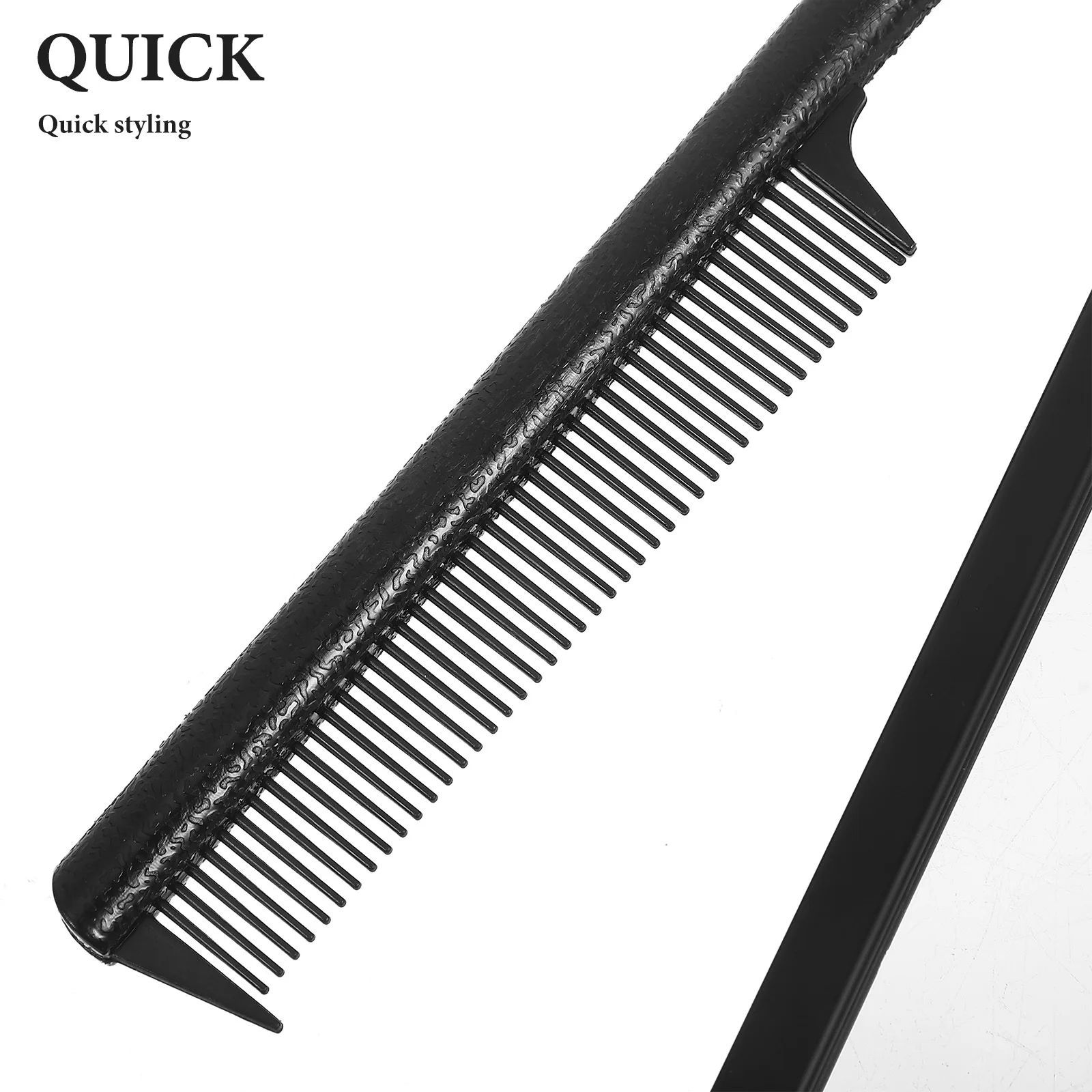 2 pçs preto em forma de v alisador de cabelo pente resistente ao calor ferramenta de estilo para cabelo liso em forma de v pente ferramentas de cabeleireiro