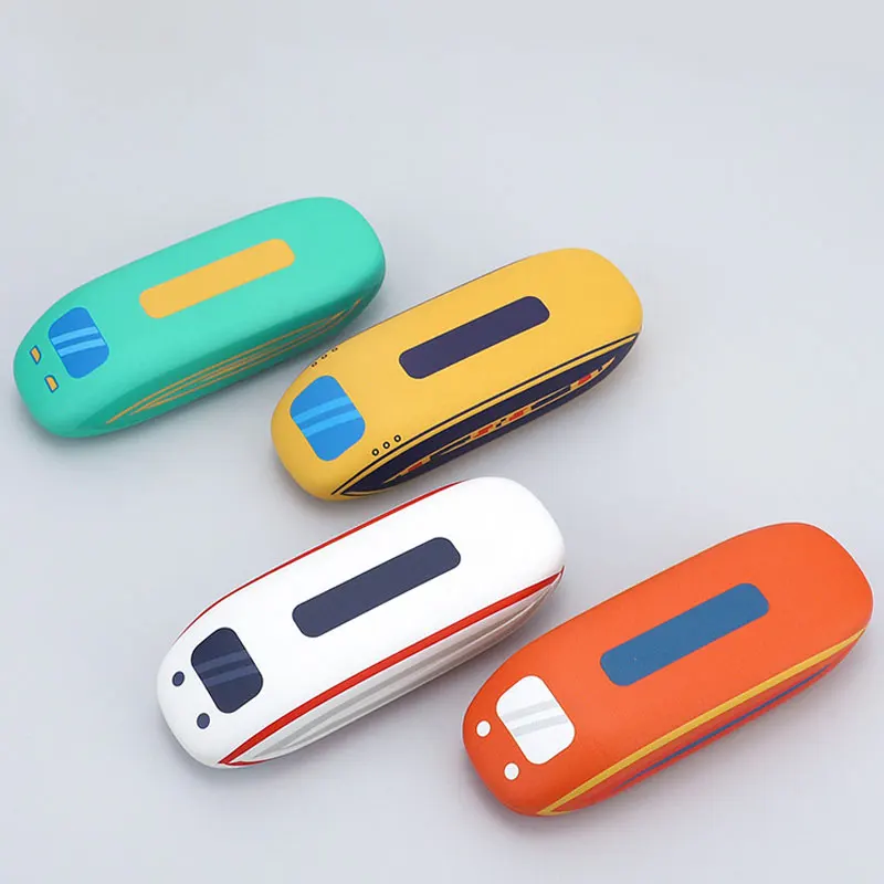 Cartoon Train Glasses Case Creative Fashion Drop Proof Glasses Case Portable Hard Shell Sunglasses Storage Case