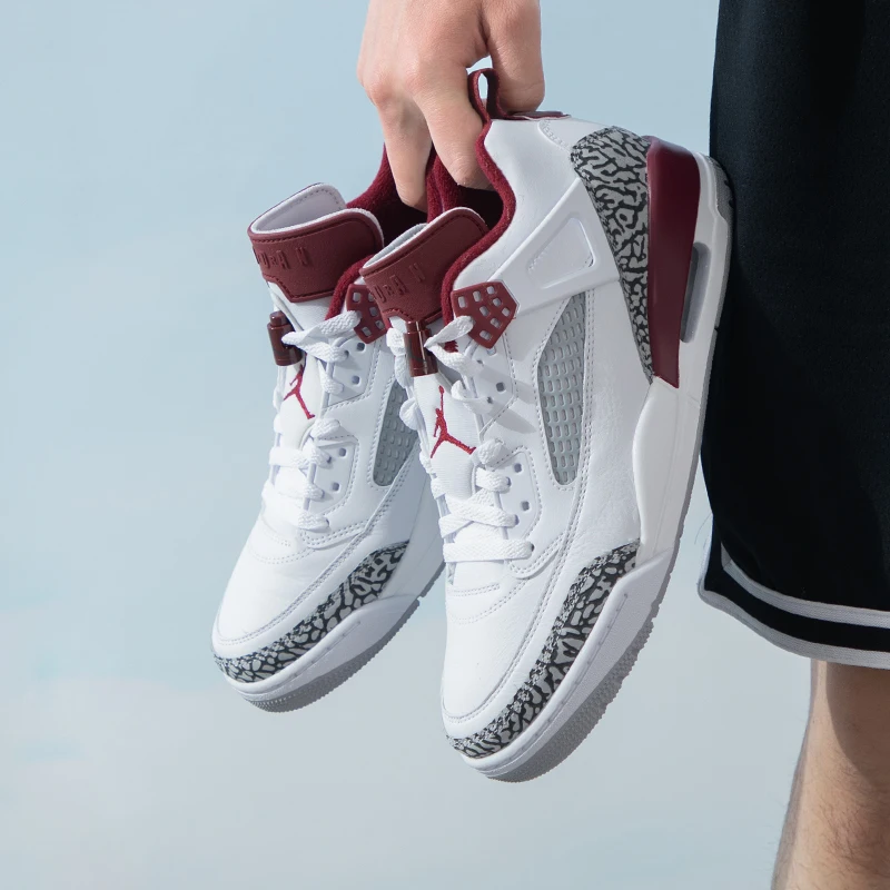 Мужские кроссовки NIKE JORDAN SPIZIKE LOW, модные баскетбольные кроссовки в стиле ретро для настоящих боевых тренировок FQ1759-106