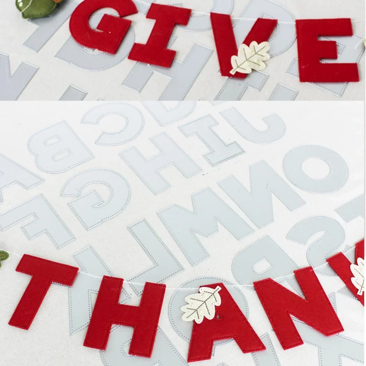 

A-Z 25pc Full Alphabet Felt Die Metal Cutting Dies For DIY Decorating Scrapbook Paper Card Album Embossing Craft Template