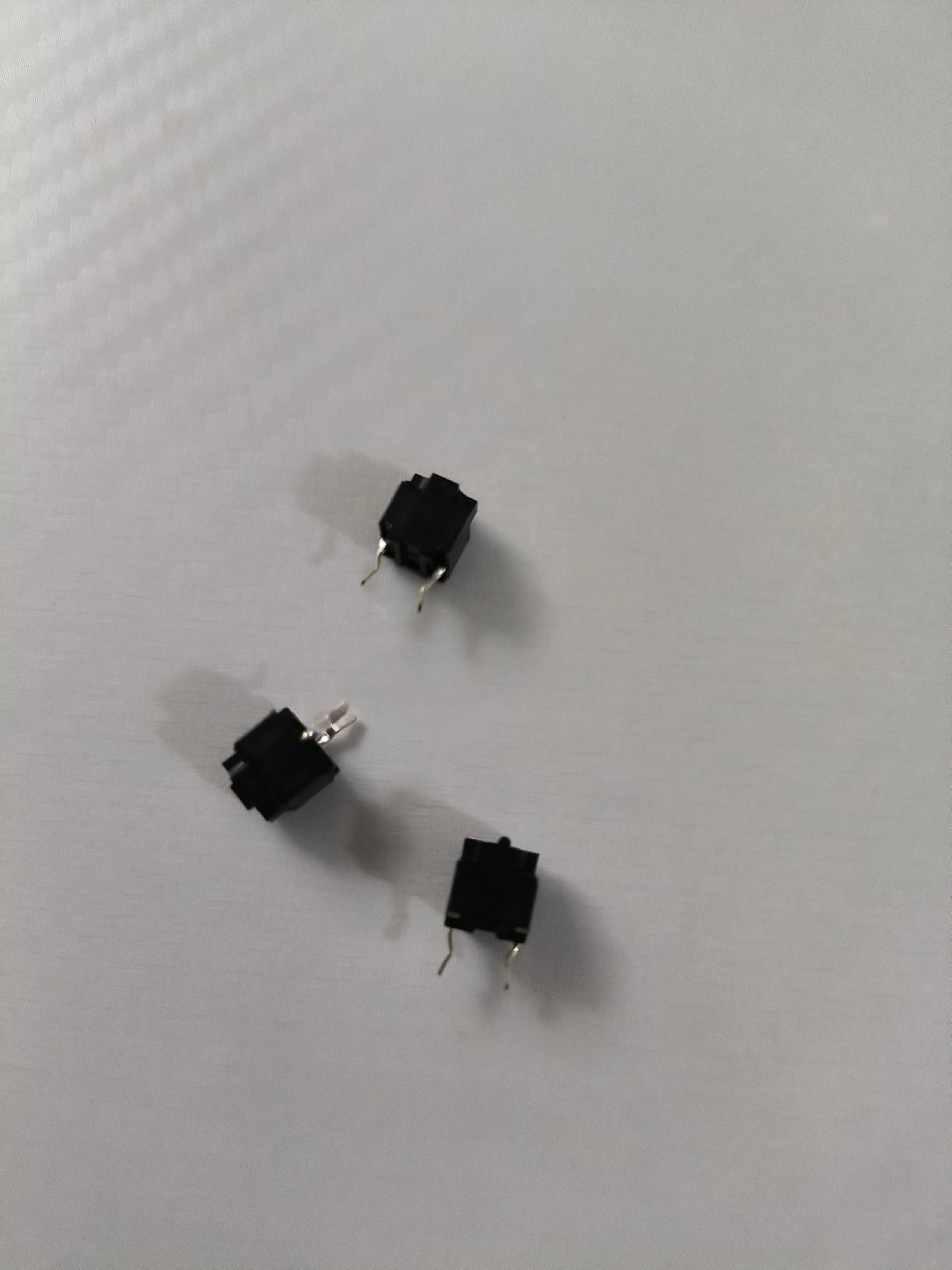 YYT 10PCS Square Mouse Click Switches EVQP0E07K Gaming Keyboard Black Points Suitable for Microsoft Storm Shark