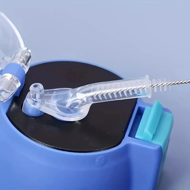 10 Tube-Mounted Straw Brush + 1 Storage Box, Extra-Long Straw Cleaning Brush Set - Suitable for Large Cups, Cup with Straw