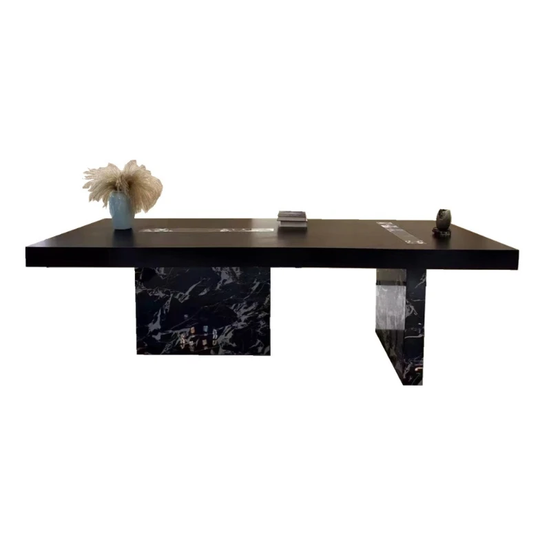 

Solid wood ash wood solid wood desk dining table tea table creative tea large board