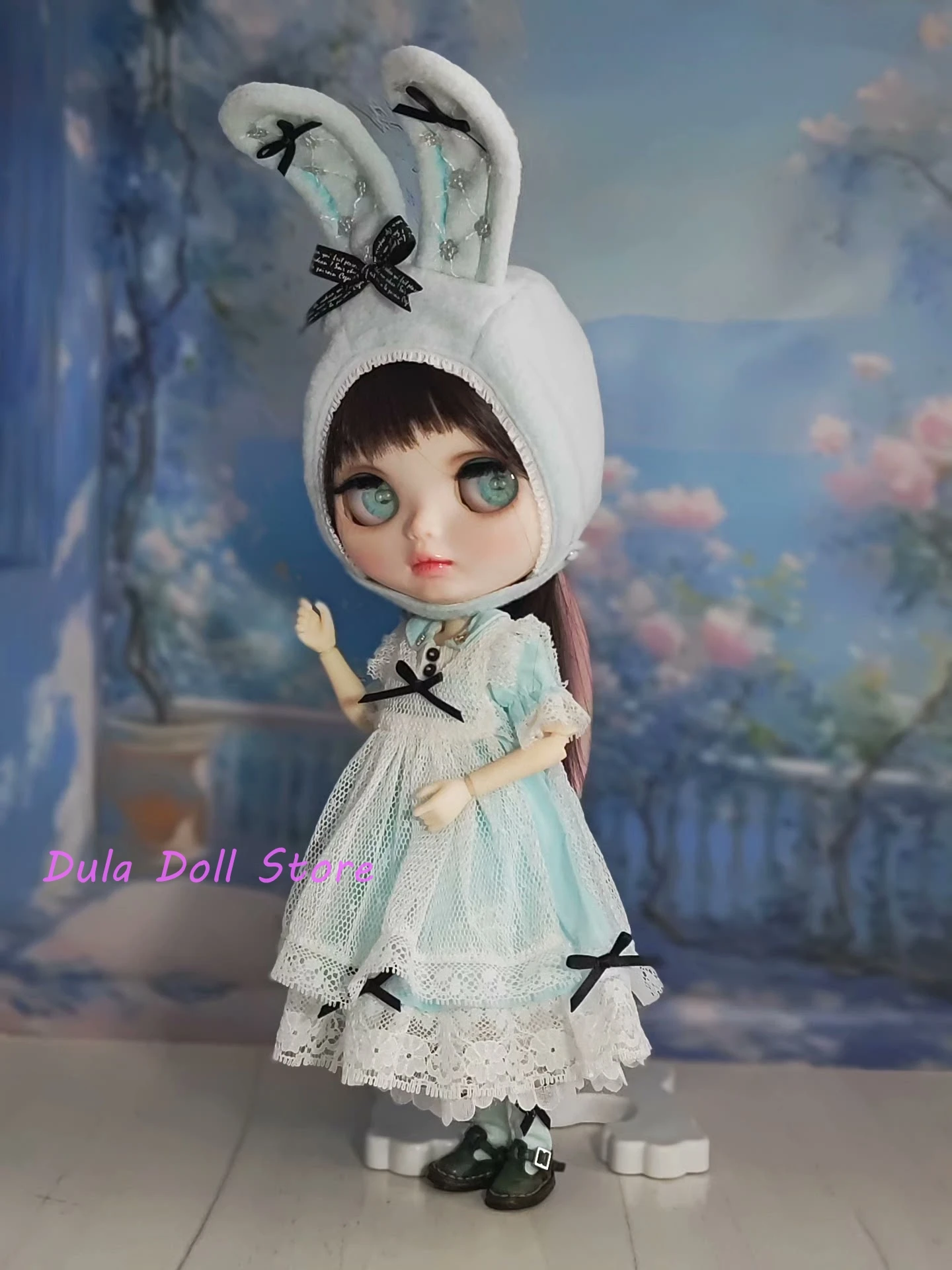 2026 Dula Doll Clothes Dress Blue Green Alice Set for Blythe OB24 OB22 Azone Licca ICY JerryB 1/6 Doll