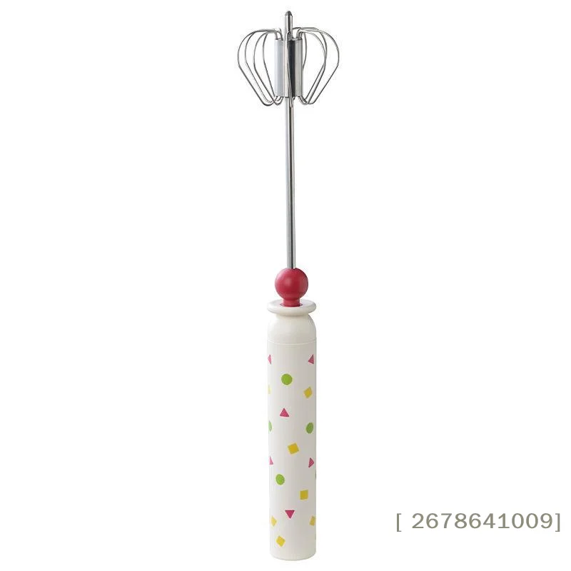 ⚑Household Semi-automatic Egg Beater Stainless Steel Cream Manual Beating Egg Mixer Food Grade Baking Tool