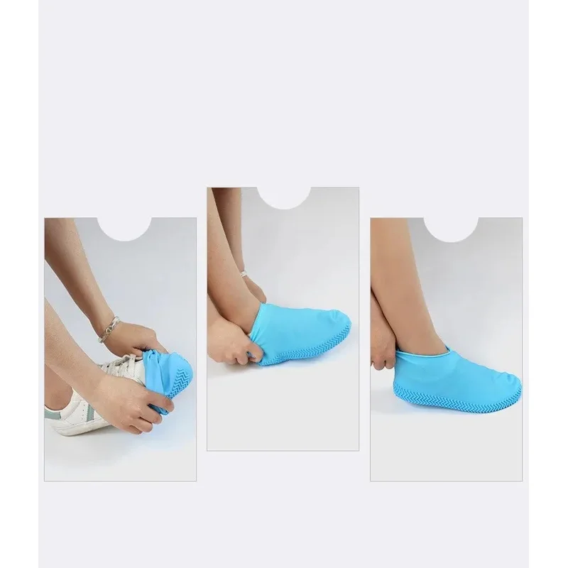 Silicone Shoe Covers Waterproof, rainproof, lightweight, stain-resistant rain shoe covers, convenient to carry silicone rain sho