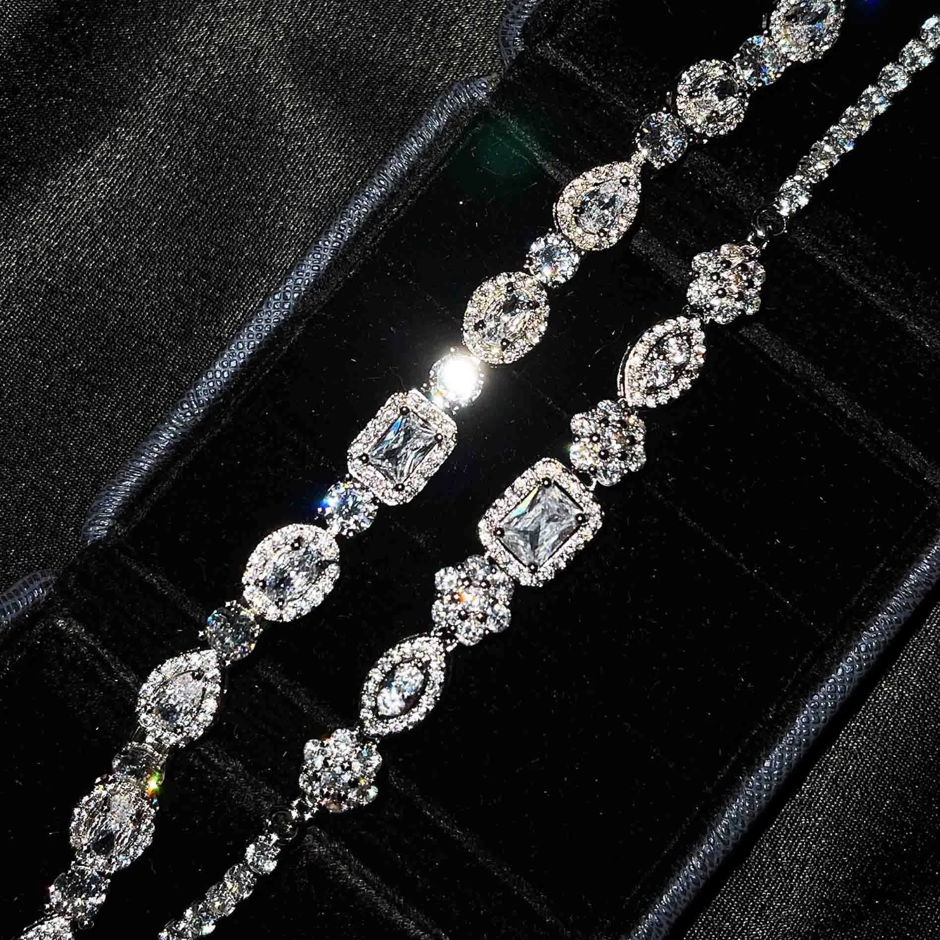 Luxury Pure Platinum PT950 Women's Love Diamond Bracelet Pure Platinum Bracelet Women's Jade Cut Diamond Love Bracelet