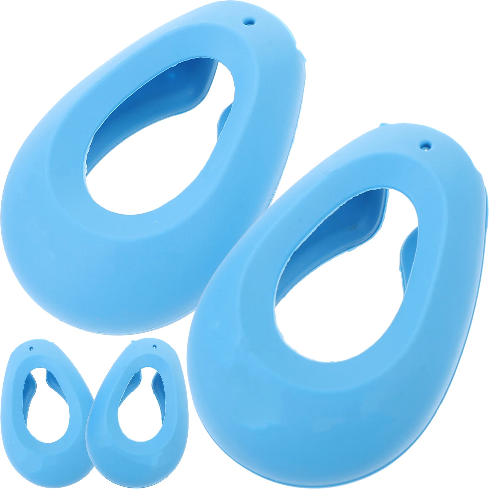 

2Pairs Ear Muffs for Hair Dyeing Protection Styling Salon Use Travel Friendly Ear Protectors Heat Protection Black Earmuffs