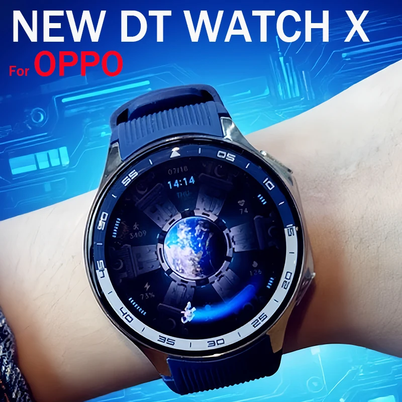 

2025 New For OPPO Watch X Smart Watch 32GMemory Music Video Bluetooth Call Waterproof Smartwatches For Android IOS TWS Earphones