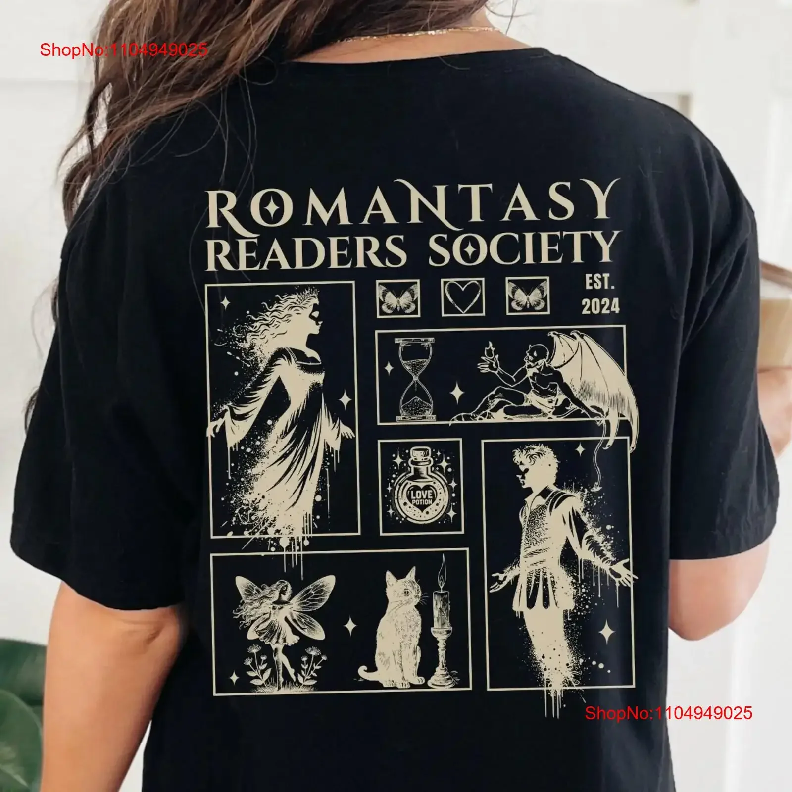 Camiseta Romantasy Light Academia, lector Grunge de hadas, Romance prohibido, libros, enemigos oscuros para amantes, libro superior vintage lavado