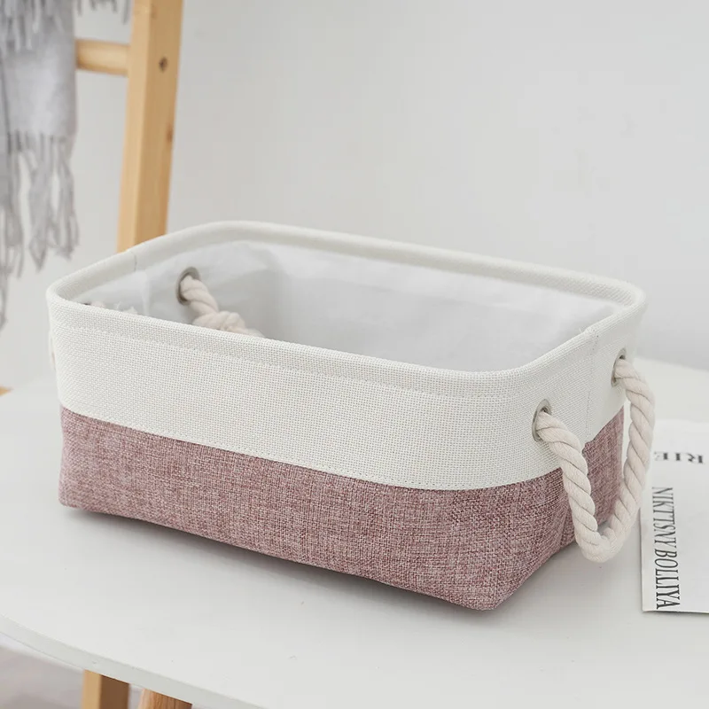 Clothes Storage Basket Home Supplies Sundries Sorting Basket Folding Linen Organizer Box Underwear Socks Baby Toys Storage