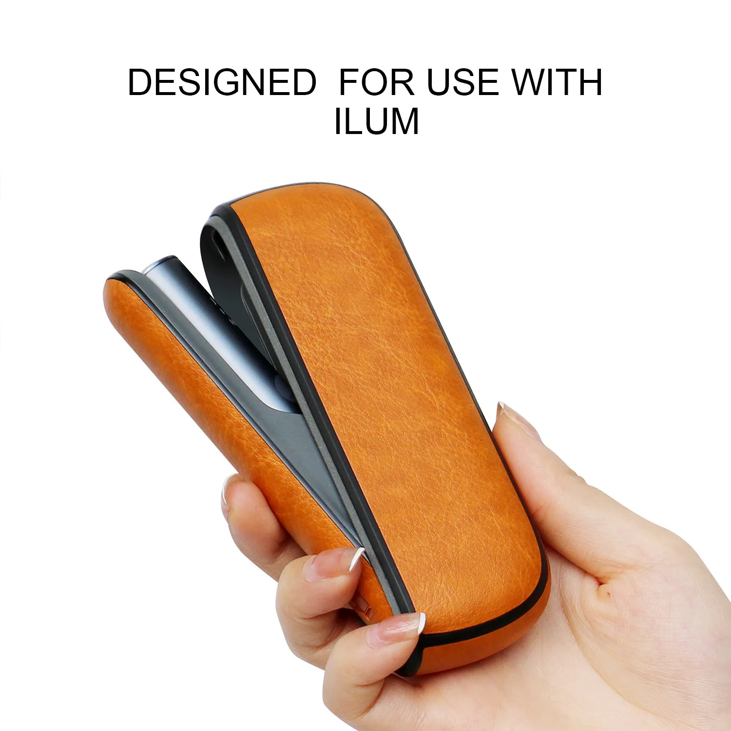 Flip PU Leather Case for IQOS ILUMA Shockproof Dustproof Anti Drop Full Wrap Protective Cover Heating Tobacco Device Accessory