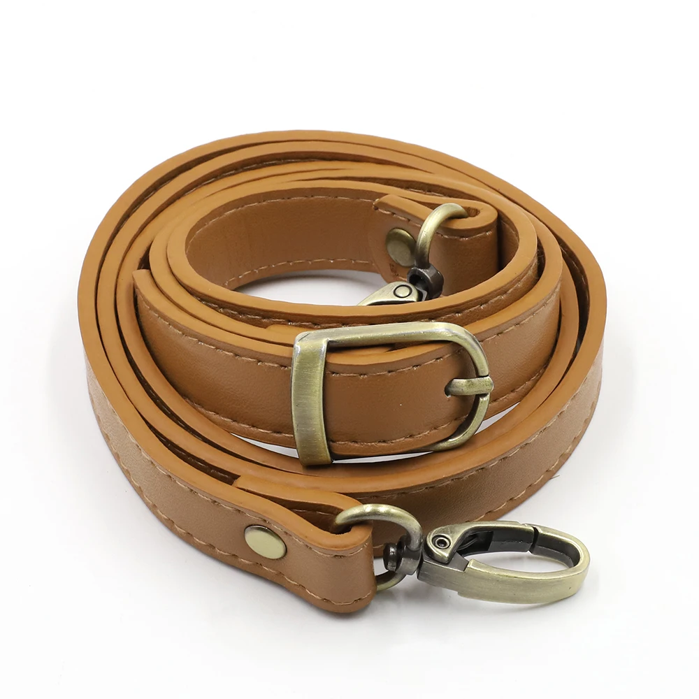 PU Leather Bag Strap Women Shoulder Crossbody Bag Belt Adjustable Wide Strap Bag Part Accessories Female Messenger Bag Strap