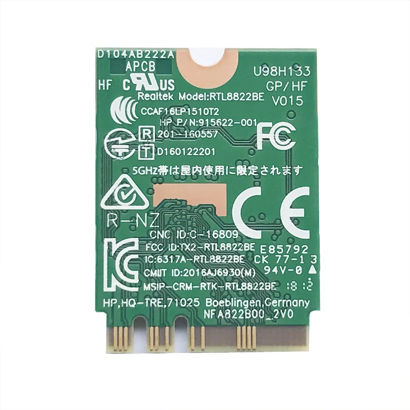 RTL8822BE Dual-Band  867M Network Card + Bluetooth 4.2 Wireless Network Card 2.4/5.0G  802.11AC