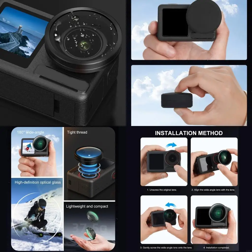 Объектив увеличения G99B расширяйте широкий угол побегов широкий угол для действия 5 камеры виртуальной съемки ручной работы с