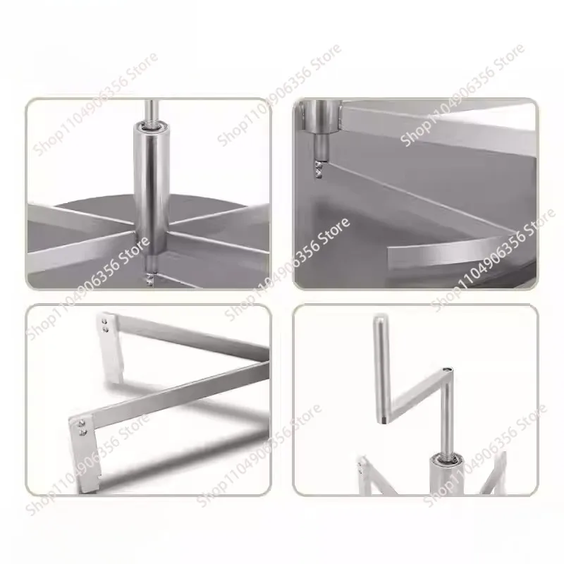 for 40cm Crep Pancake Crepe Maker Pancake Batter Spreader Stick Stainless Steel Suitable for Street Sanke Equipment   Tool