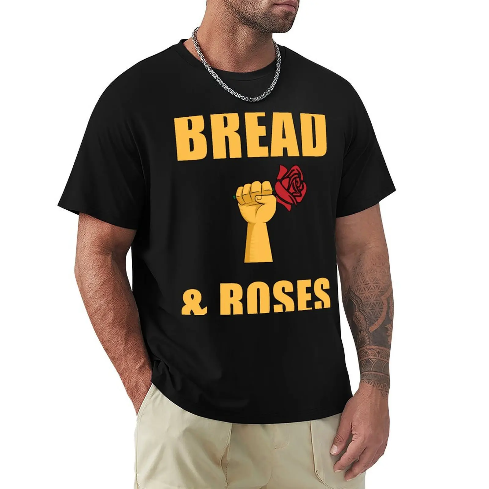 

Bread And Roses T Shirt T-Shirt Holiday Lightweight T-Shirt