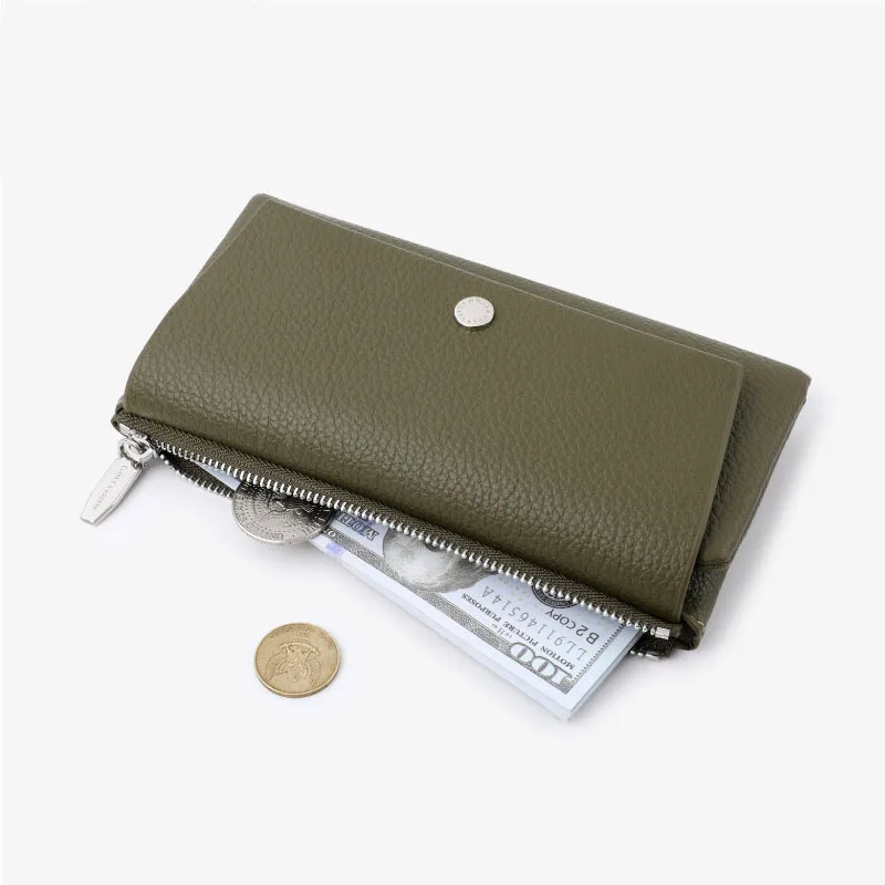 Women Long Wallet Brand Design Purse Fashion Simple Large Capacity Bags Luxury Temperament Vintage Classic Wallet