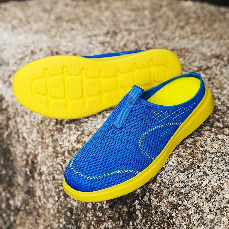 2024 Hombre Sneaker Soft Indoor Home Slides man Non-slip Summer Outdoor Beach Sandals Flip Flops Male Footwear Big Size 48 image 5