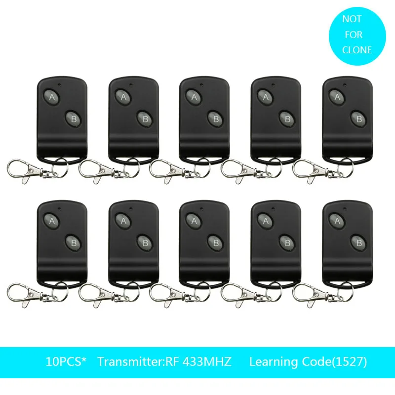 433MHz 1 2 4-Kanal-Taste ev1527 Fernbedienung schalter HF-Sender Funks teuerung Remoto für Smart Home Garage Opener