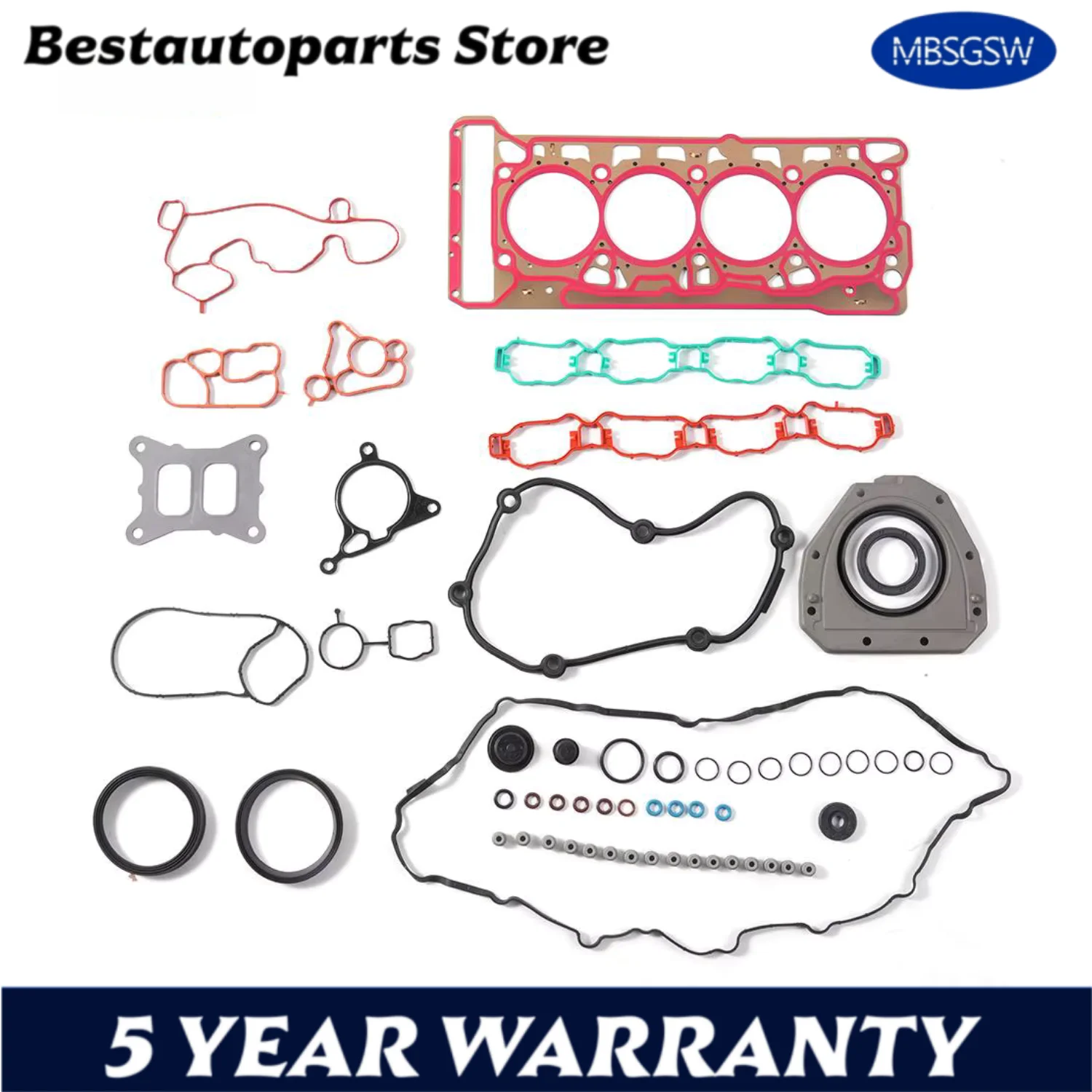 

Engine Overhaul Gaskets Kit For VW Passat Scirocco Jetta GLI Golf GTI R MK7 AUDI A3 S3 A4 A5 A6 Q5 1.8 2.0 TSI TFSI CNC CHHA