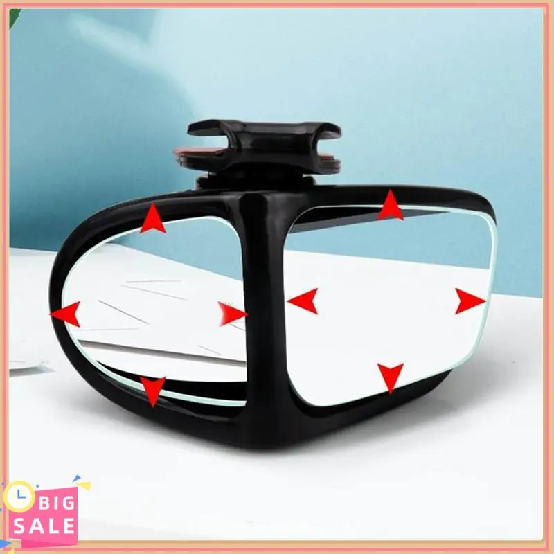 

Better-1 Pair Side Mirror Blind Spot Wide Angle Mirror Reversing Mirror Rear View Mirror Car Exterior Wing Mirror Easy To Use Bl