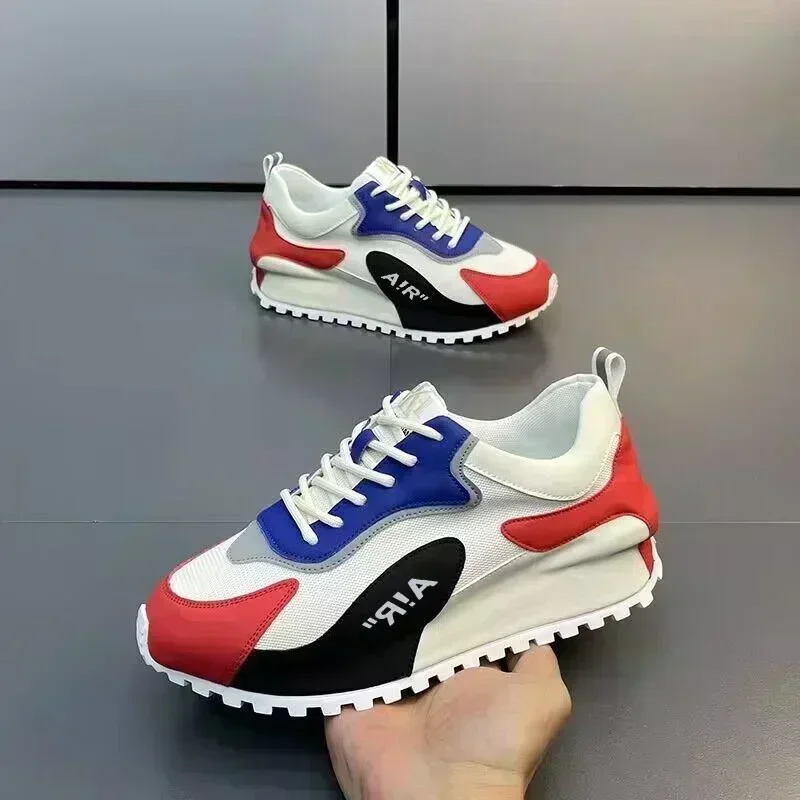 Zapatos para hombre y mujer, zapatillas nuevas de calle, zapatillas para correr de diseñador de tendencia, zapatos informales con plataforma cómodos